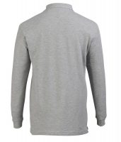 Рубашка поло мужская с длинным рукавом Star 170, серый меланж, изображение 2