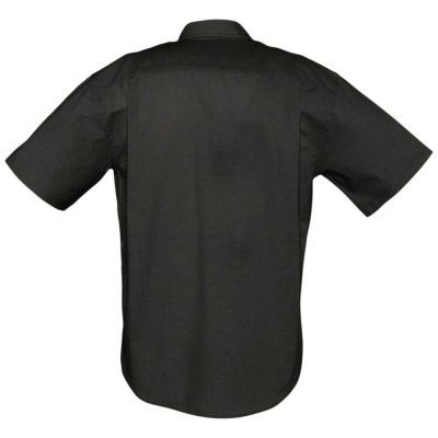 Рубашка мужская с коротким рукавом Brisbane, черная, изображение 2