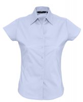 Рубашка женская с коротким рукавом Excess, голубая, изображение 1