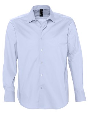 Рубашка мужская с длинным рукавом Brighton, голубая, изображение 1