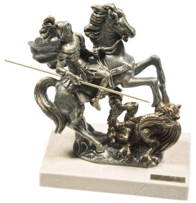 Скульптура «Георгий Победоносец», малая, изображение 1