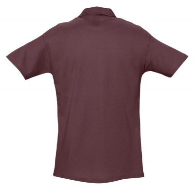Рубашка поло мужская Spring 210, бордовая, изображение 2
