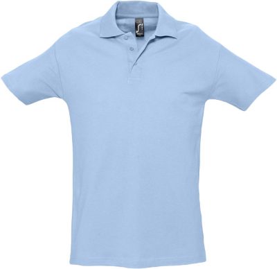 Рубашка поло мужская Spring 210, голубая, изображение 1