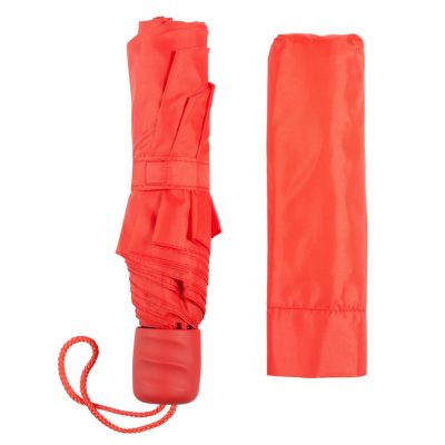 Зонт складной Unit Basic, красный, изображение 3