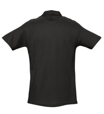 Рубашка поло мужская Spring 210, черная, изображение 2
