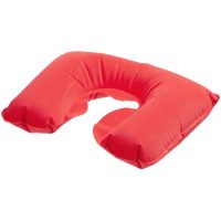 Надувная подушка под шею в чехле Sleep, красная, изображение 1