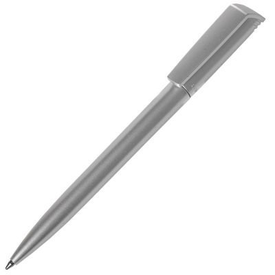 Ручка шариковая Flip Silver, серебристая, изображение 1