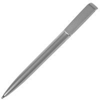 Ручка шариковая Flip Silver, серебристая, изображение 3