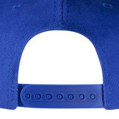 Бейсболка Unit Snapback с прямым козырьком, ярко-синяя, изображение 2