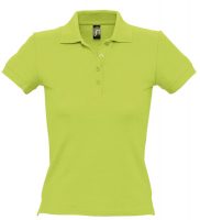 Рубашка поло женская People 210, зеленое яблоко, изображение 1