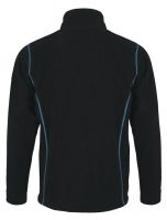 Куртка мужская Nova Men 200, черная с ярко-голубым, изображение 2