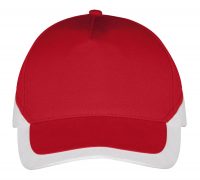Бейсболка Booster, красная с белым, изображение 2