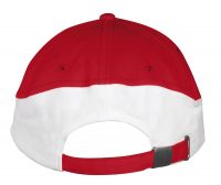 Бейсболка Booster, красная с белым, изображение 3