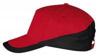 Бейсболка Booster, красная с черным, изображение 1