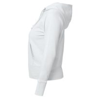 Толстовка женская Hooded Full Zip белая, изображение 2