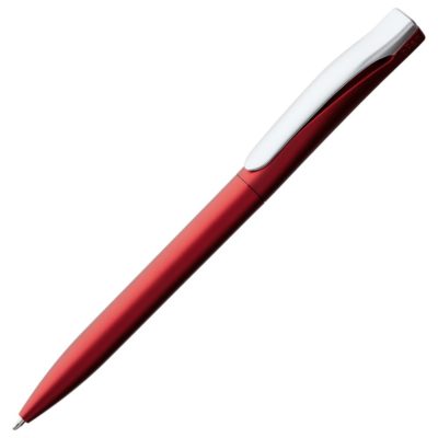 Ручка шариковая Pin Silver, красный металлик, изображение 1