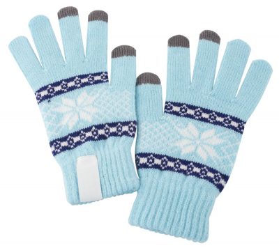 Сенсорные перчатки Snowflake, голубые, изображение 1