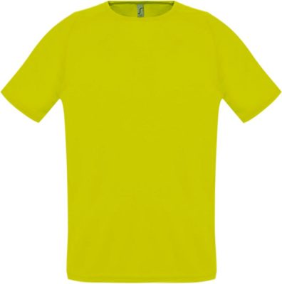 Футболка унисекс Sporty 140, желтый неон, изображение 1