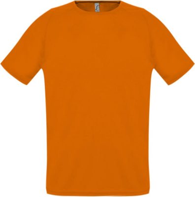 Футболка унисекс Sporty 140, оранжевая, изображение 1