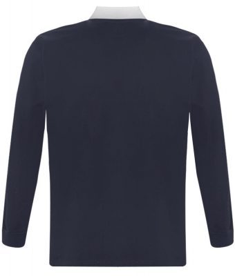 Рубашка поло мужская с длинным рукавом Pack 280 темно-синяя, изображение 2