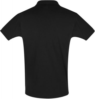 Рубашка поло мужская Perfect Men 180 черная, изображение 2