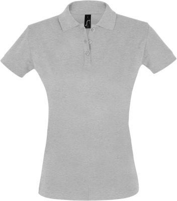 Рубашка поло женская Perfect Women 180 серый меланж, изображение 1
