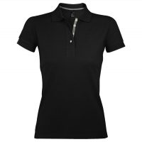 Рубашка поло женская Portland Women 200 черная, изображение 1