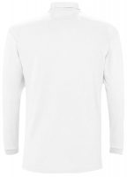 Рубашка поло мужская с длинным рукавом Winter II 210 белая, изображение 2