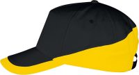 Бейсболка Booster, черная с желтым, изображение 1
