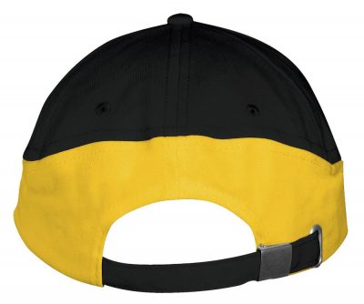 Бейсболка Booster, черная с желтым, изображение 3