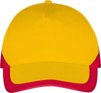 Бейсболка Booster, желтая с красным, изображение 2