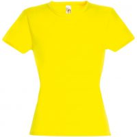 Футболка женская Miss 150, желтая (лимонная), изображение 1