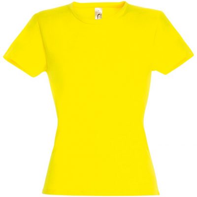 Футболка женская Miss 150, желтая (лимонная), изображение 1