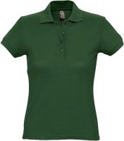 Рубашка поло женская Passion 170, темно-зеленая, изображение 1