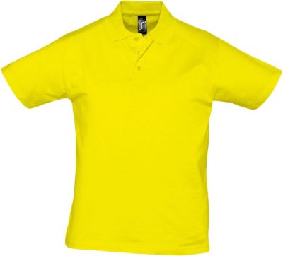 Рубашка поло мужская Prescott Men 170, желтая (лимонная), изображение 1