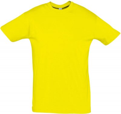 Футболка Regent 150, желтая (лимонная), изображение 1