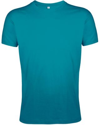 Футболка мужская приталенная Regent Fit 150, винтажный синий, изображение 1