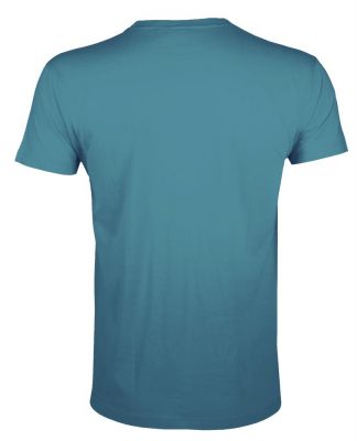 Футболка мужская приталенная Regent Fit 150, винтажный синий, изображение 2