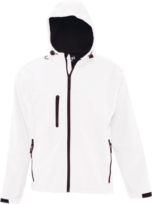 Куртка мужская с капюшоном Replay Men 340, белая, изображение 1