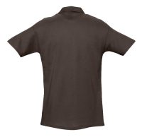 Рубашка поло мужская Spring 210, шоколадно-коричневая, изображение 2