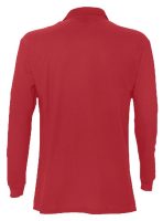 Рубашка поло мужская с длинным рукавом Star 170, красная, изображение 2