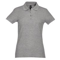Рубашка поло женская Passion 170, серый меланж, изображение 1