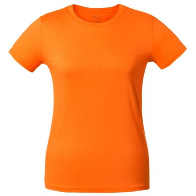 Футболка женская T-bolka Lady, оранжевая, изображение 1