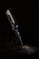 Нож складной с фонариком и огнивом Ster, серый, изображение 10