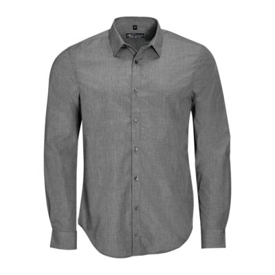Рубашка Barnet Men серый меланж, изображение 1