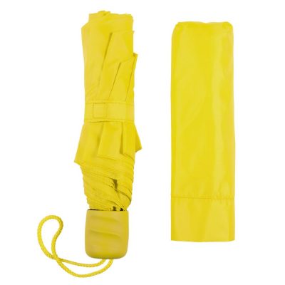 Зонт складной Unit Basic, желтый, изображение 3