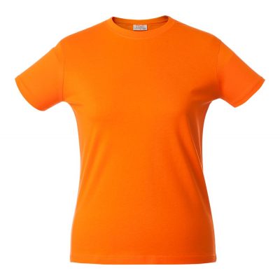 Футболка женская Lady H, оранжевая, изображение 1