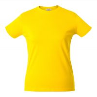 Футболка женская Lady H, желтая, изображение 1