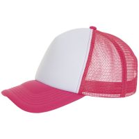 Бейсболка Bubble, розовый неон с белым, изображение 1