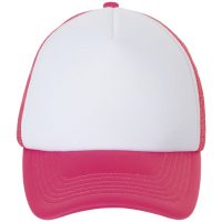 Бейсболка Bubble, розовый неон с белым, изображение 2